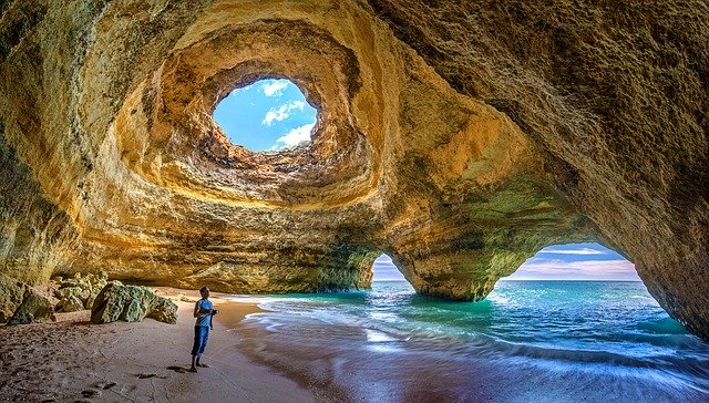 grot van Benagil, Algarve