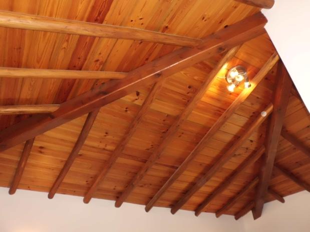mooie houten plafond